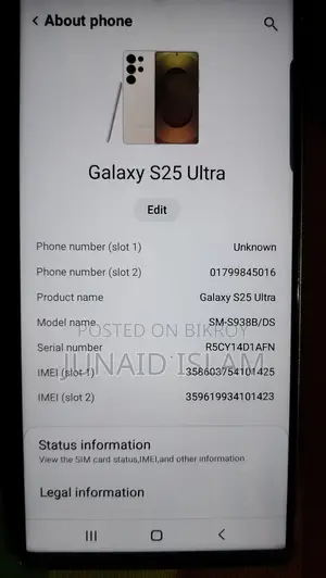 Samsung Galaxy S25 Ultra 512 GB White