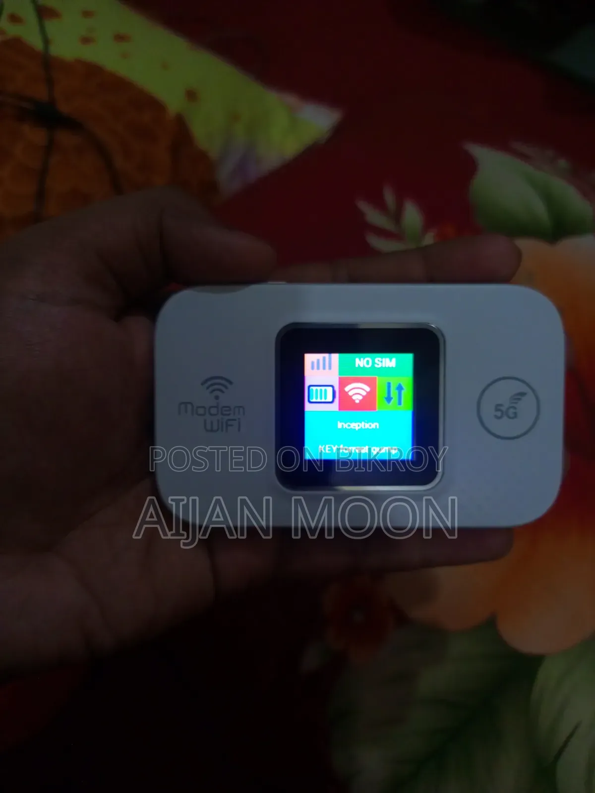 Pocket Router 5g. White Variant Full Speed Support. Used Only 1 Month.