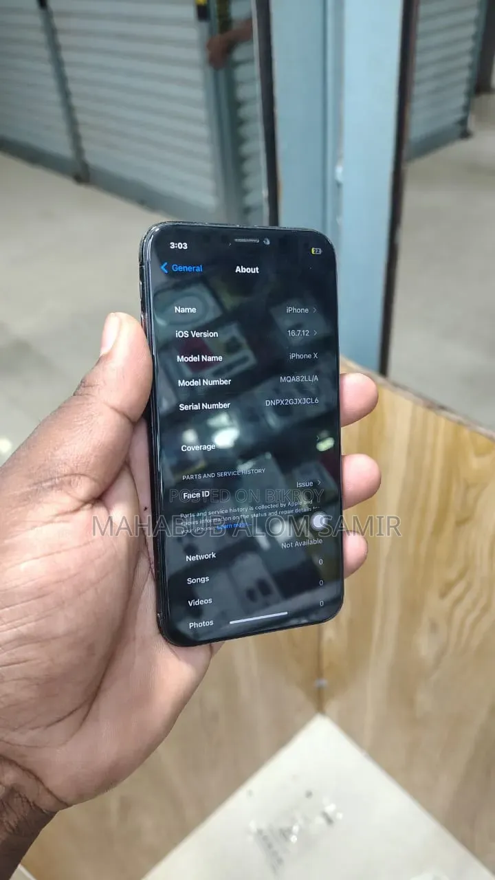 Apple iPhone X 256 GB Black