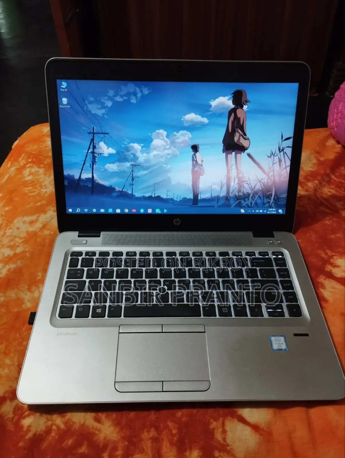 Laptop HP EliteBook 840 G3 8GB Intel Core I5 HDD 256GB