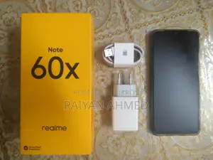 রিয়েলমি নোট ৬০এক্স ৬৪ জিবি ব্ল্যাক