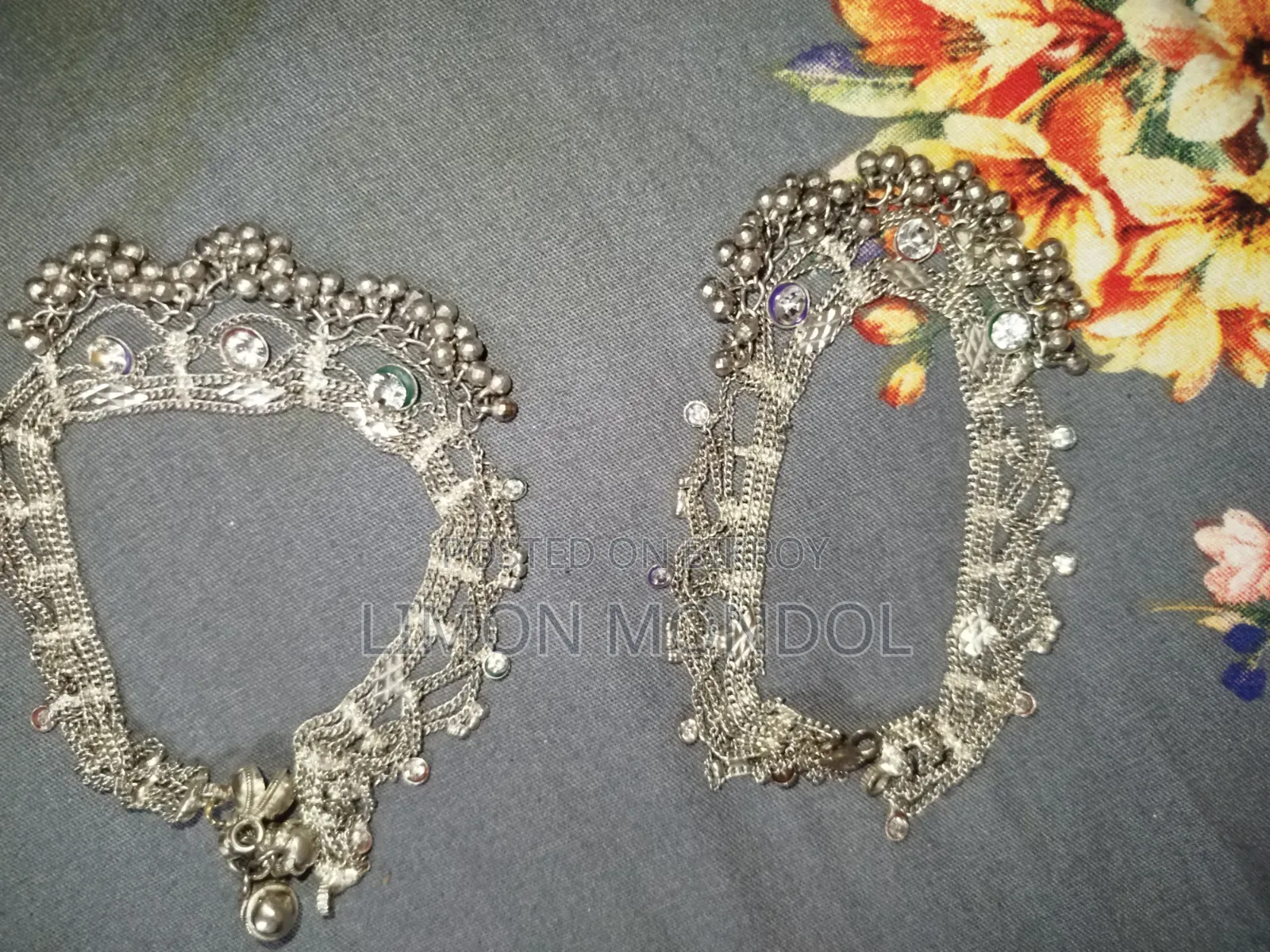 Silver Anklets
