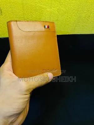১০০% জেনুইন লেদার মেনস ওয়ালেট (আমদানি করা)