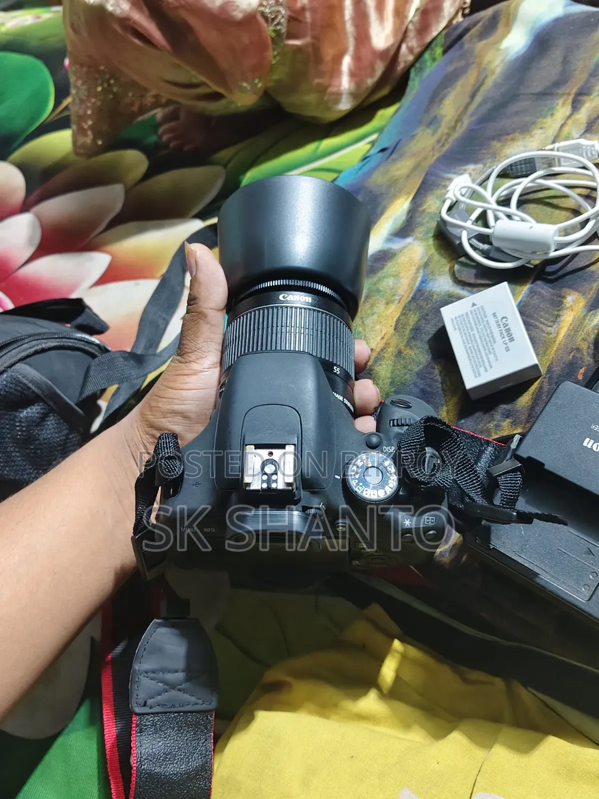 Canon 600d Body (18-55) Lens