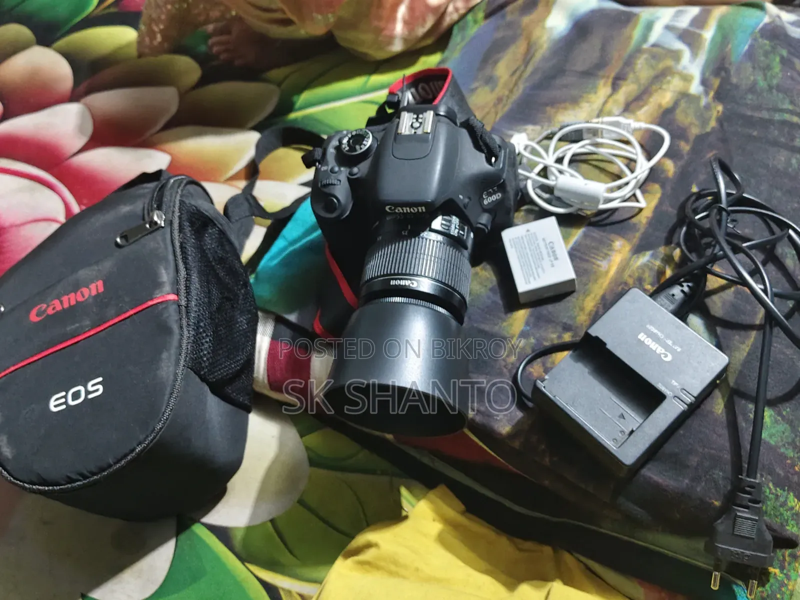 Canon 600d Body (18-55) Lens