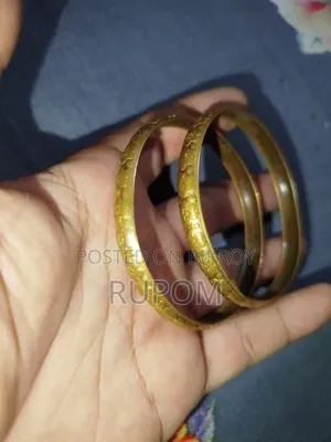 Gold-plated bronze bangles