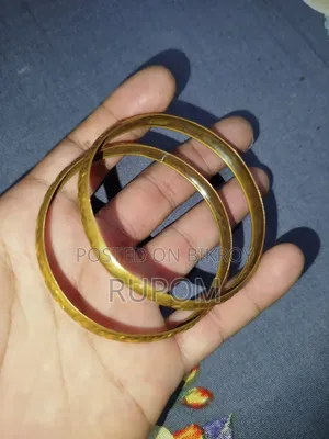 Gold-plated bronze bangles
