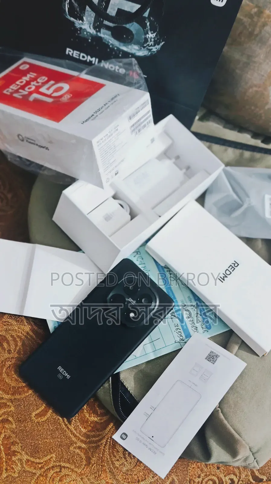 New Xiaomi Redmi 15 5G 256 GB Black