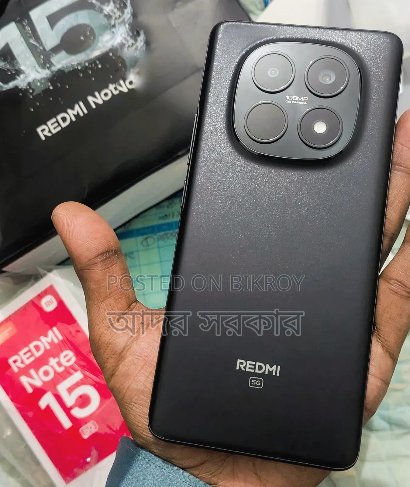 New Xiaomi Redmi 15 5G 256 GB Black