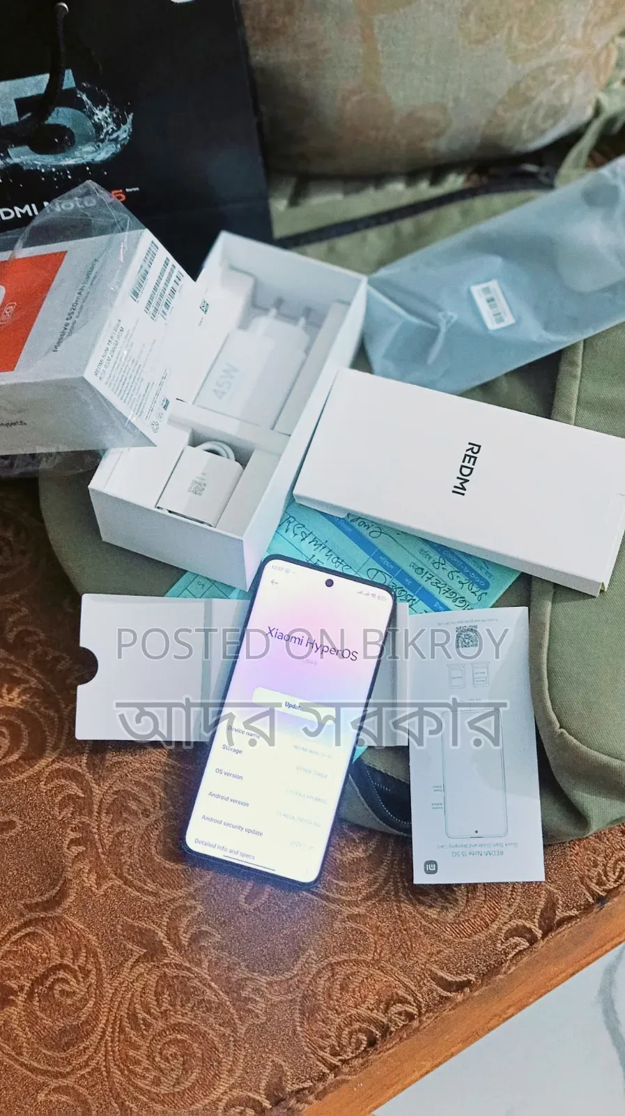 New Xiaomi Redmi 15 5G 256 GB Black