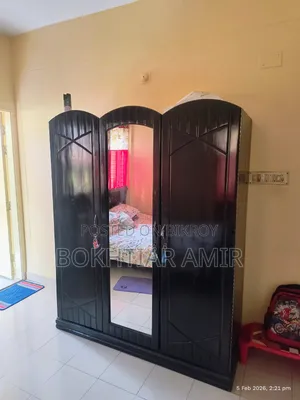 Gamari Wood 3-Door Almirah for Sale