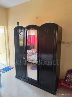Gamari Wood 3-Door Almirah for Sale