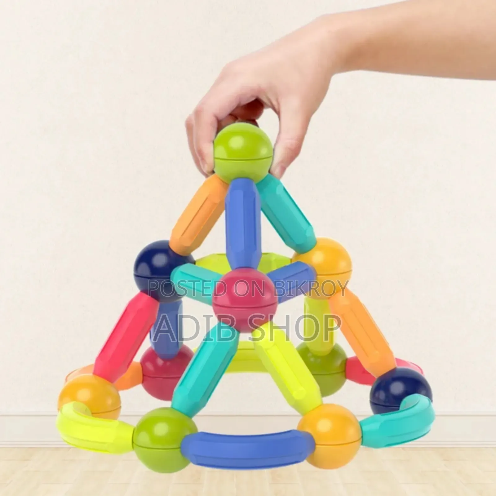 Premium 58 Piece Magnetic Sticks and Balls