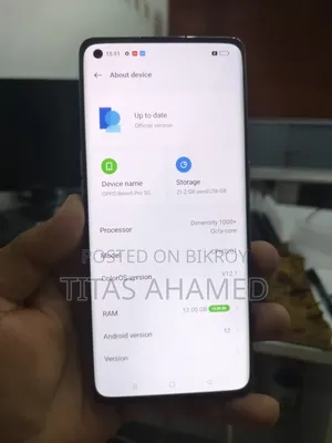 Oppo Reno 5 256 GB Gold