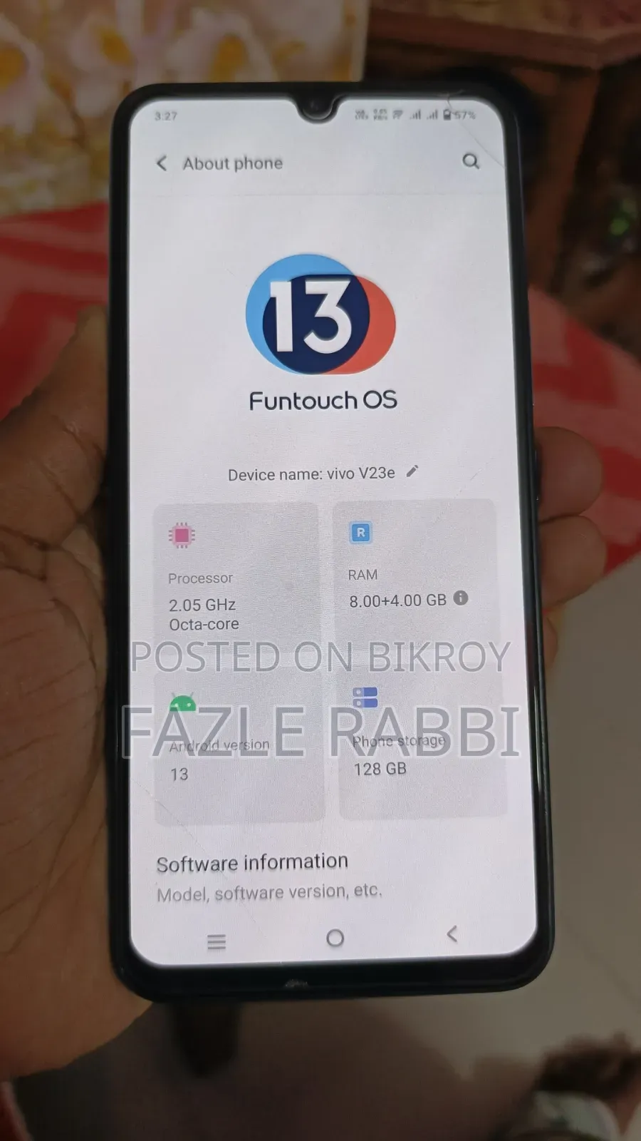 ভিভো ভি২৩ ১২৮ জিবি