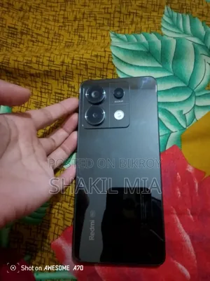 নতুন শাওমি রেডমি নোট ১৩ প্রো ৫জি ২৫৬ জিবি ব্ল্যাক