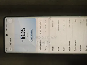 নতুন টেকনো স্পার্ক ৪০ প্রো ২৫৬ জিবি কালো
