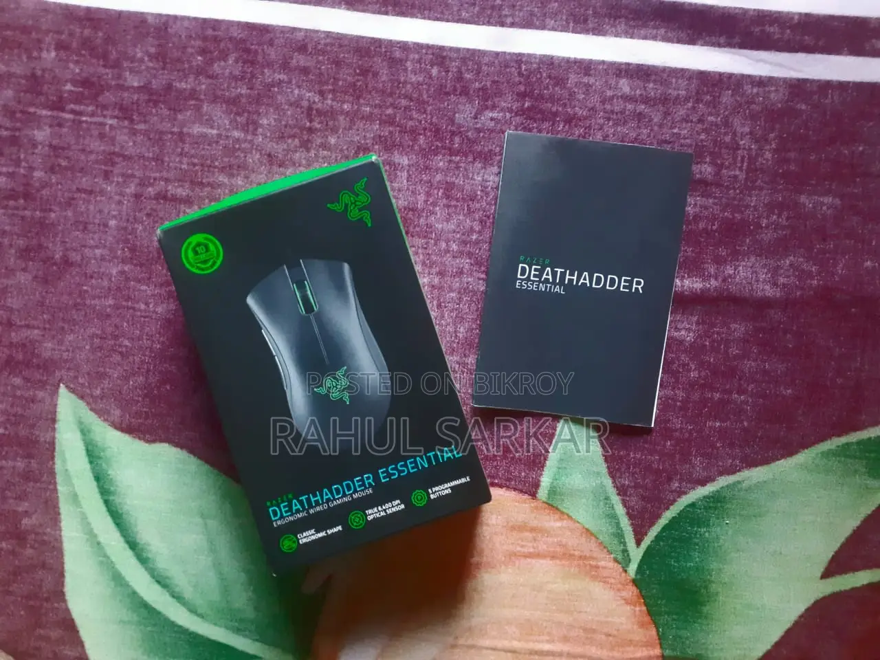 ডেথএডার এসেনশিয়াল গেমিং মাউস - ব্ল্যাক