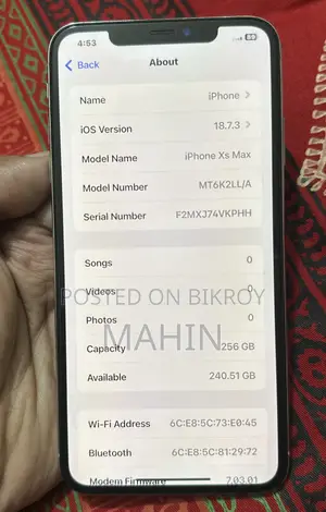 Apple iPhone XS Max 256 GB White