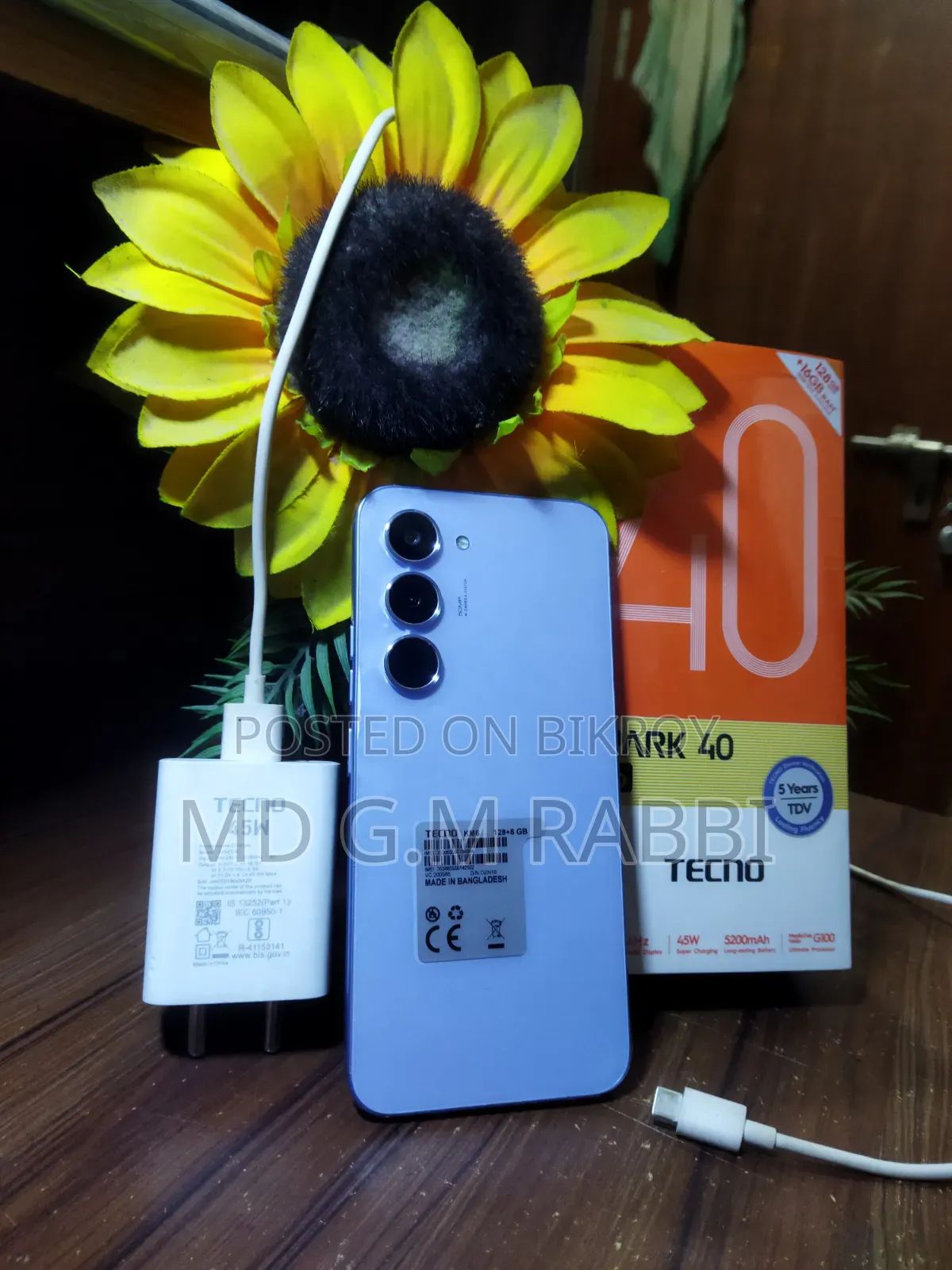 Tecno Spark 40 Pro 128 GB Blue