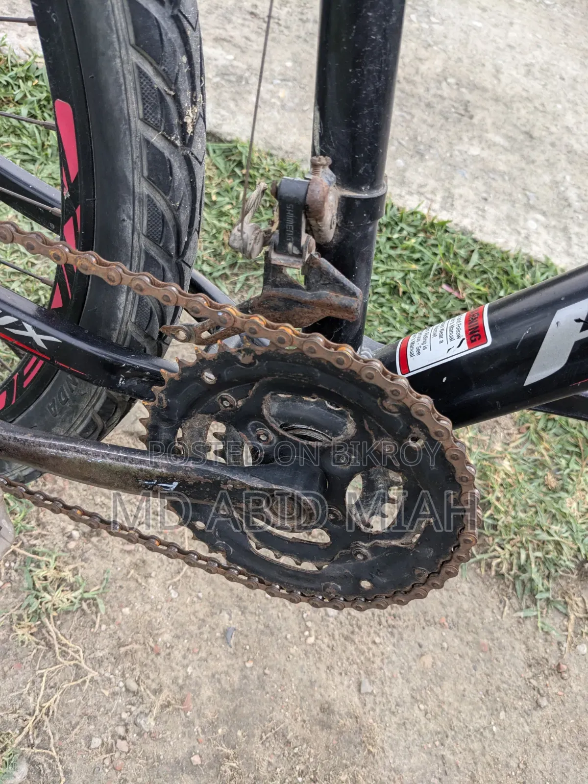 Bicycle for sale urgently.
