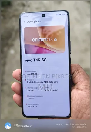 Vivo T4R 256 GB Blue