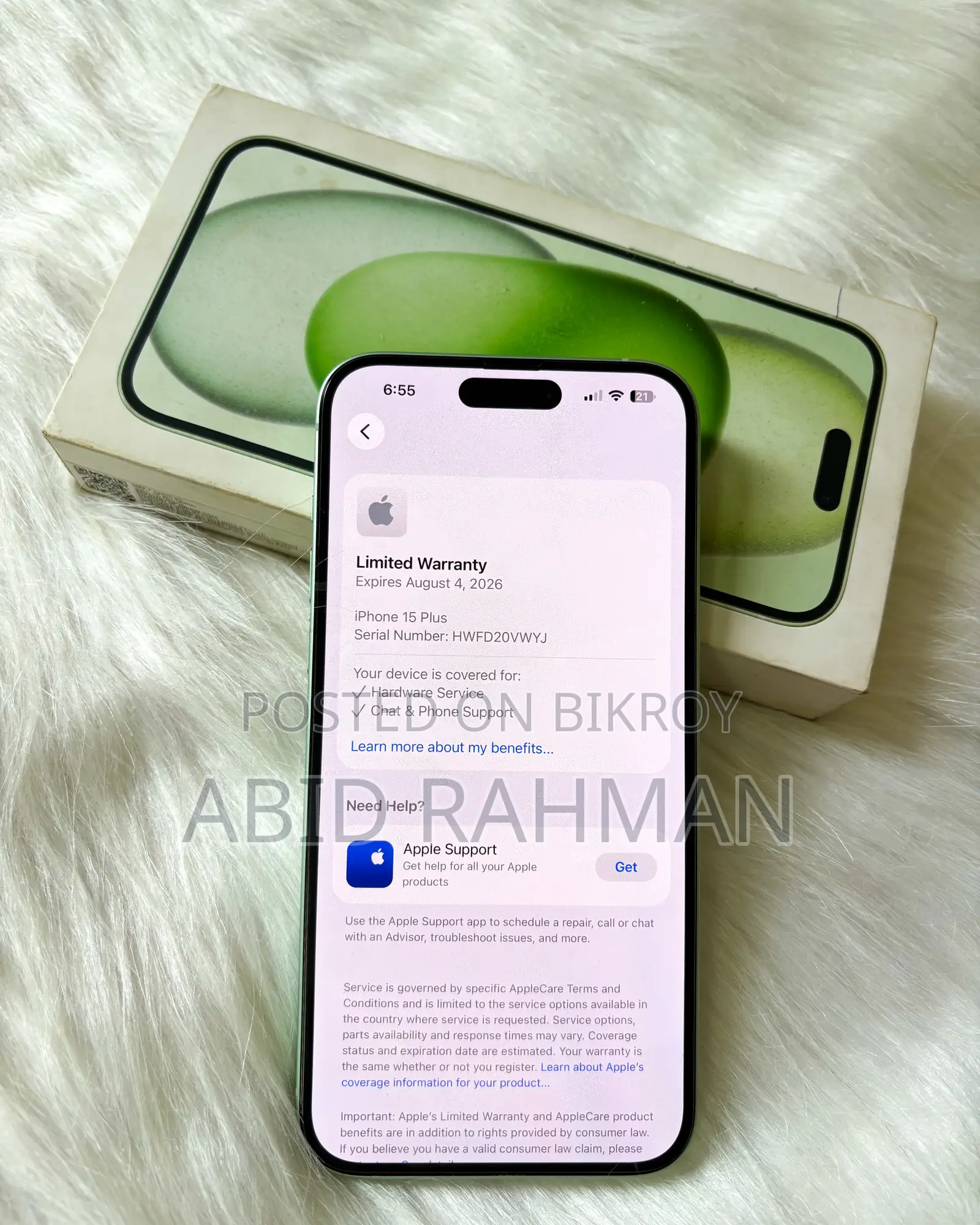 Apple iPhone 15 Plus 128 GB Green