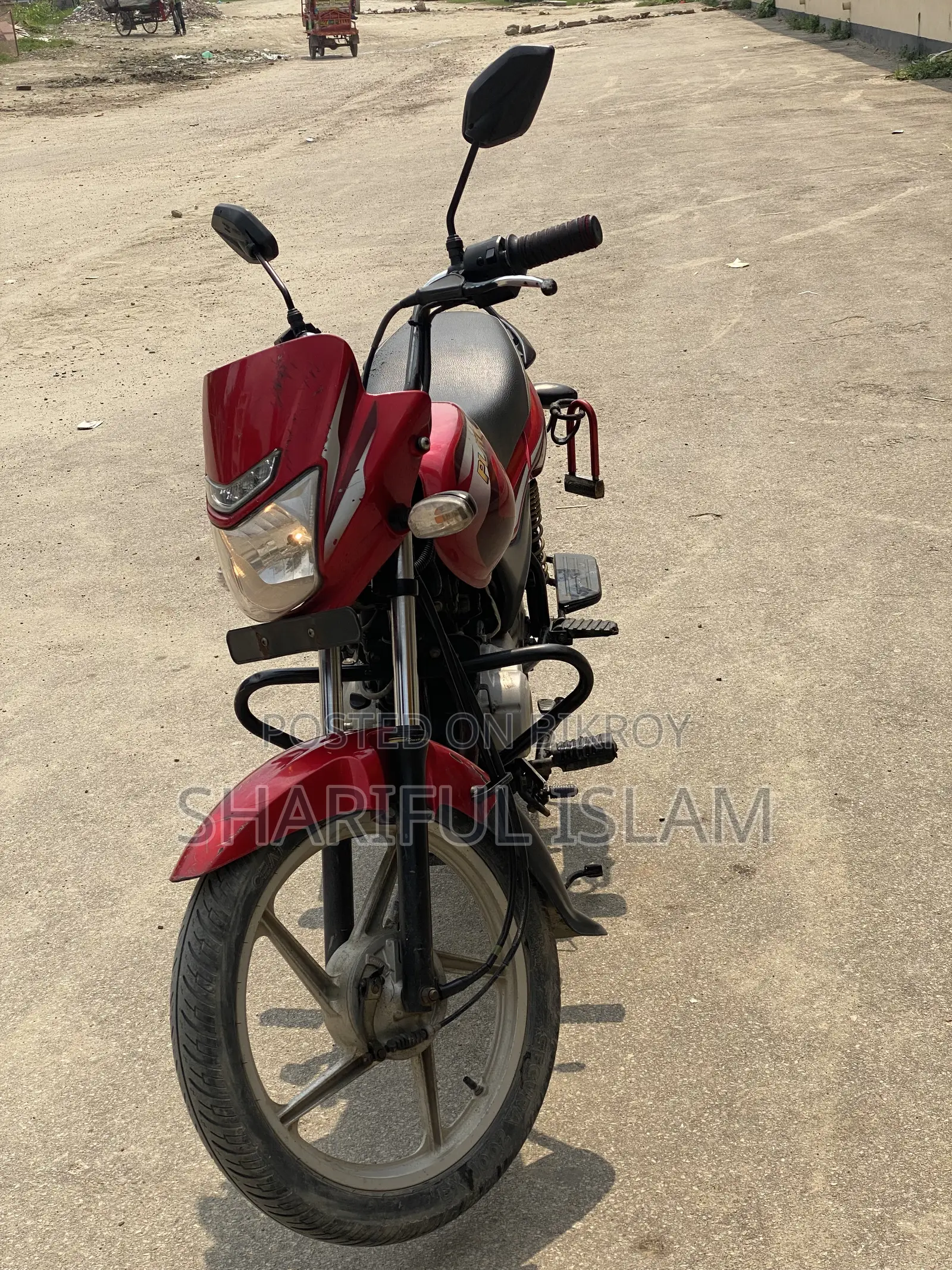 বাজাজ প্লাটিনা ১০০ ২০১৯ লাল