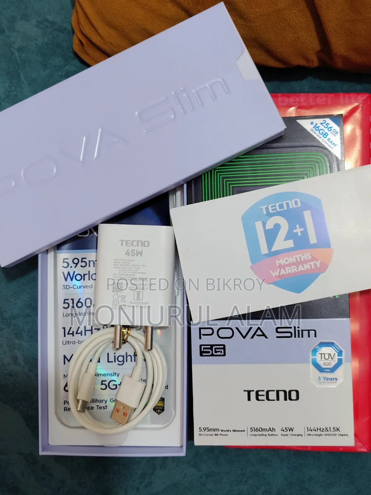 Tecno Pova 5 Pro 256 GB Black
