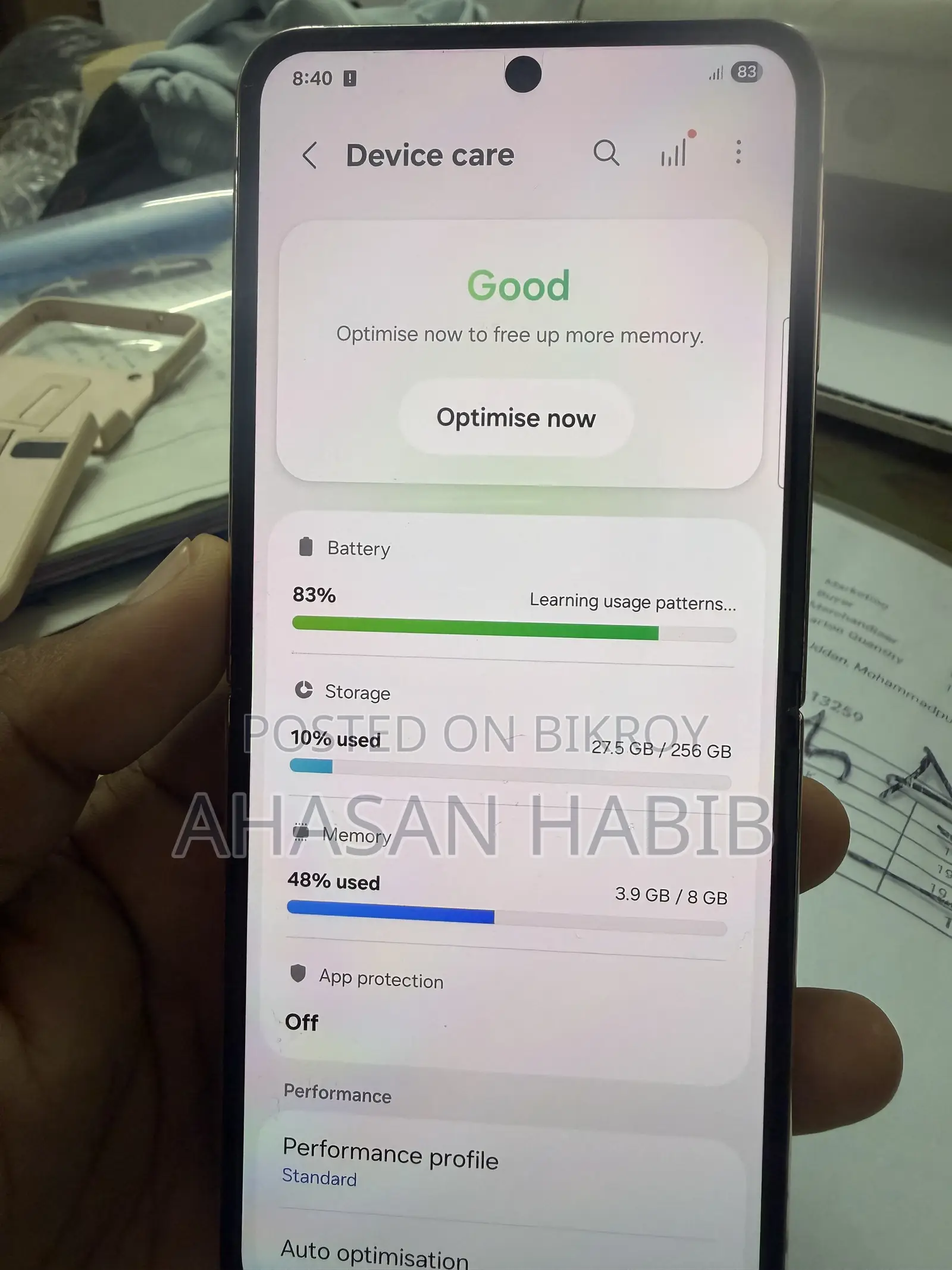 Samsung Galaxy Z Fold4 256 GB Gold
