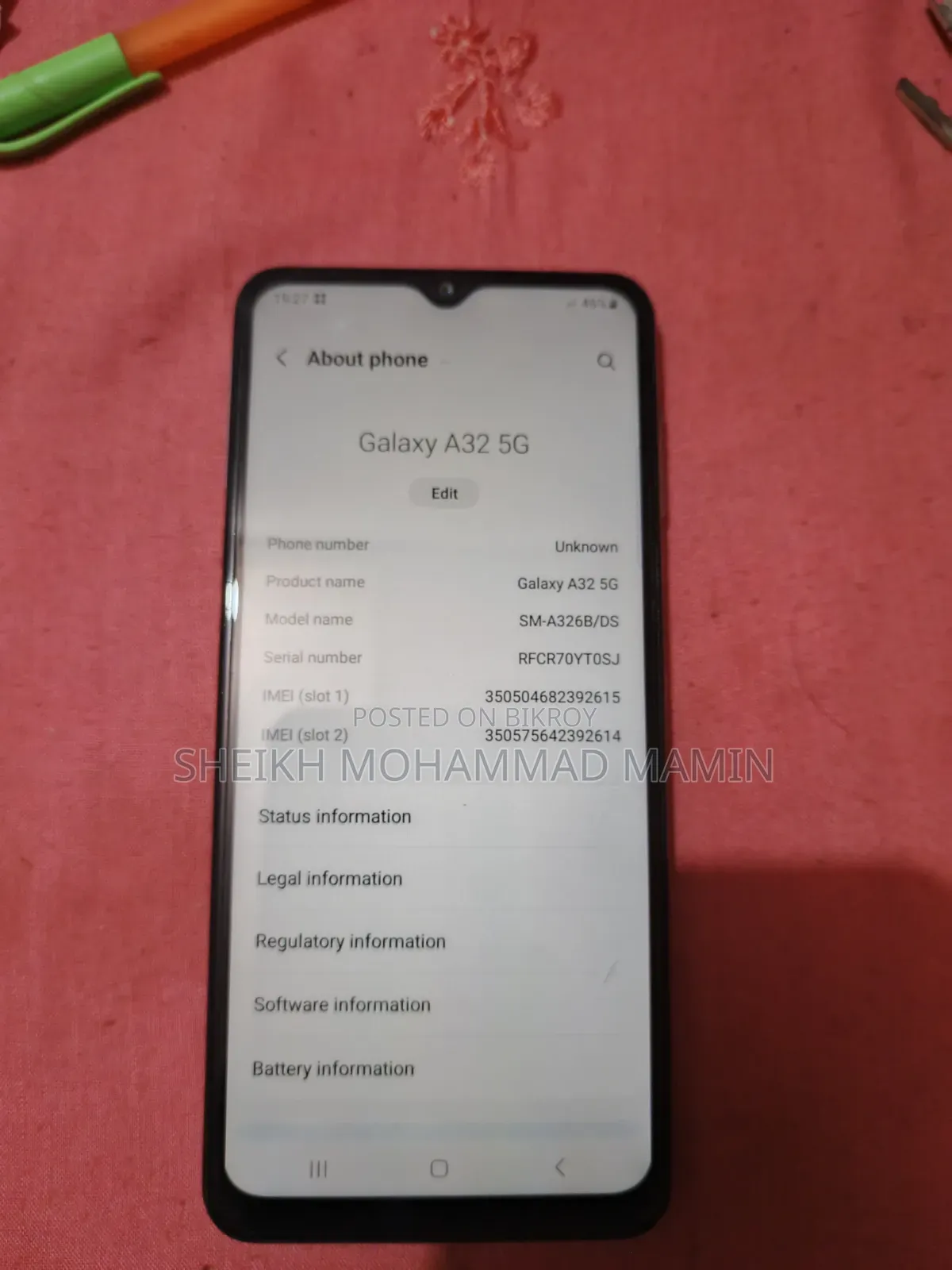 Samsung Galaxy A32 5G 128 GB White