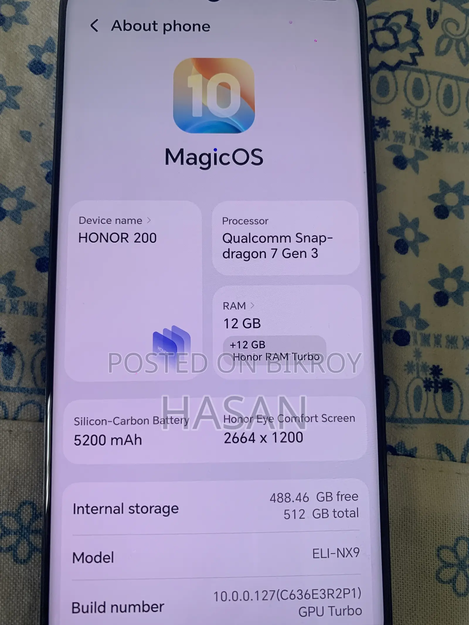 Honor 200 512 GB Black