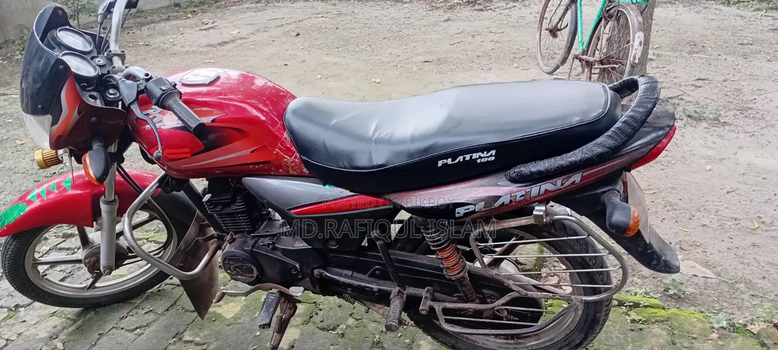 Bajaj Platina 100 2015 Red