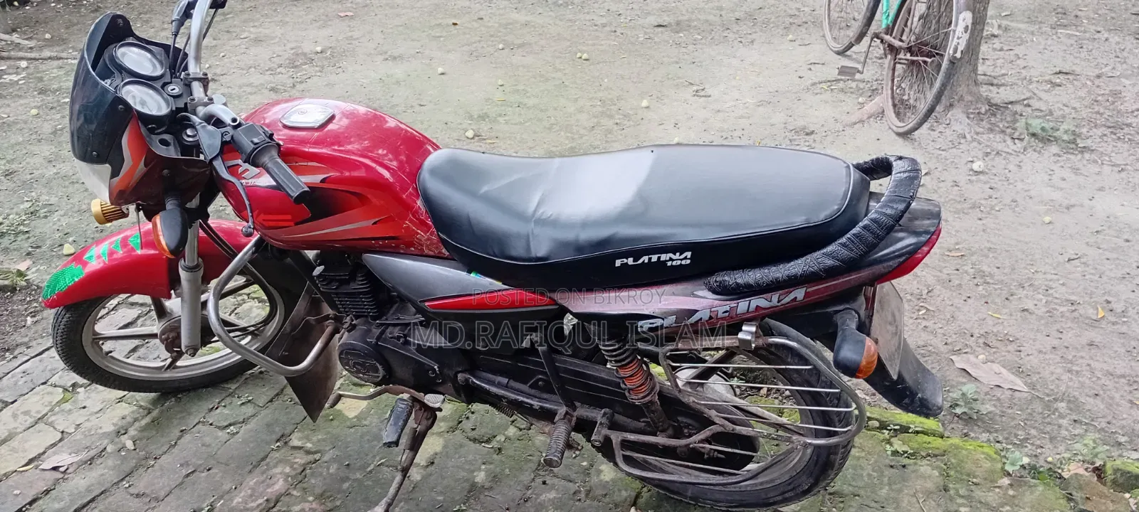 Bajaj Platina 100 2015 Red