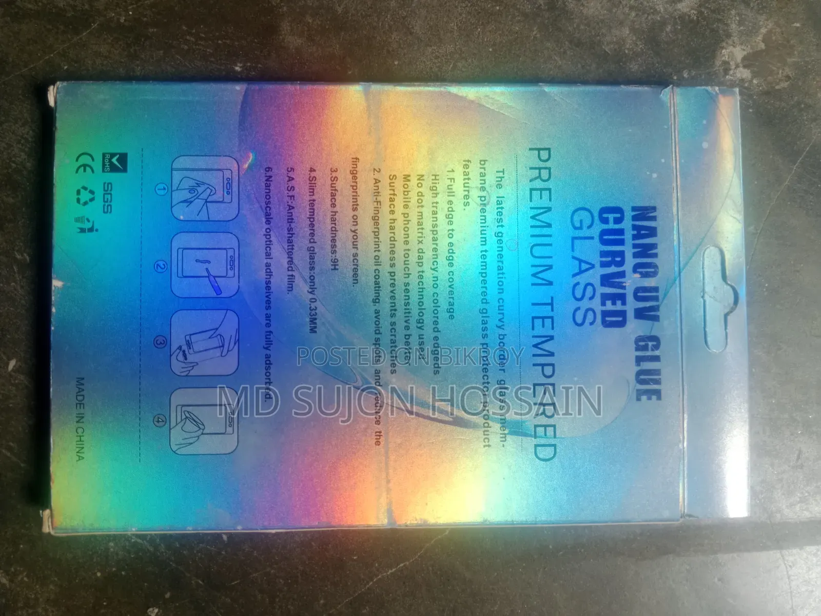 LG Velvet Glass Protector for sale