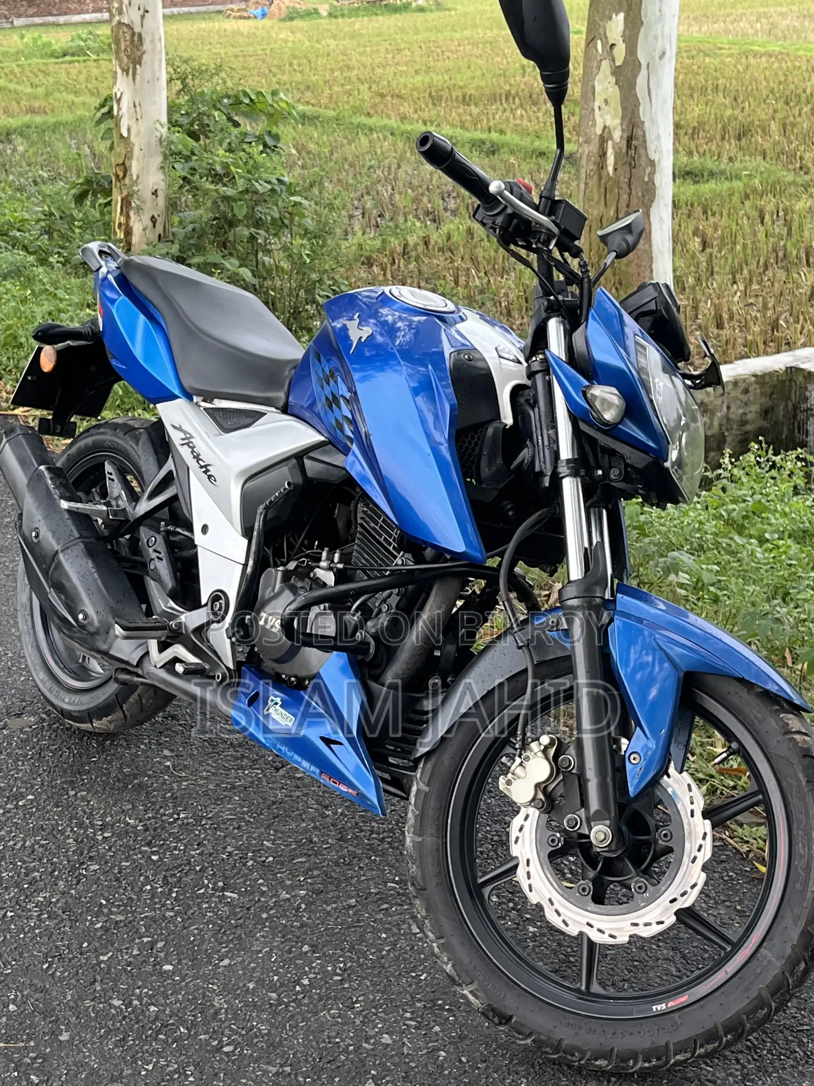 TVS Apache RTR 160 4V 2019 Blue