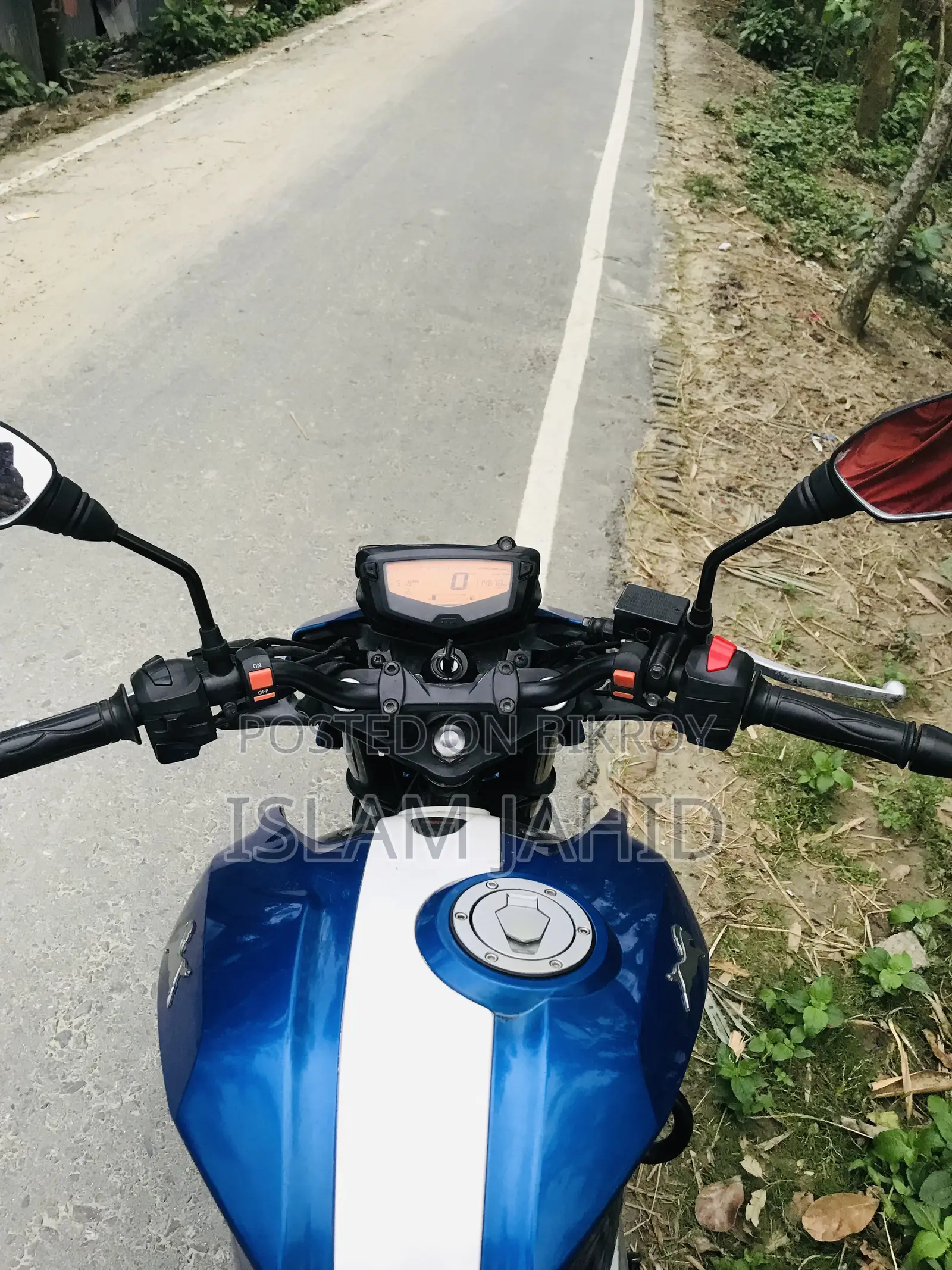 TVS Apache RTR 160 4V 2019 Blue