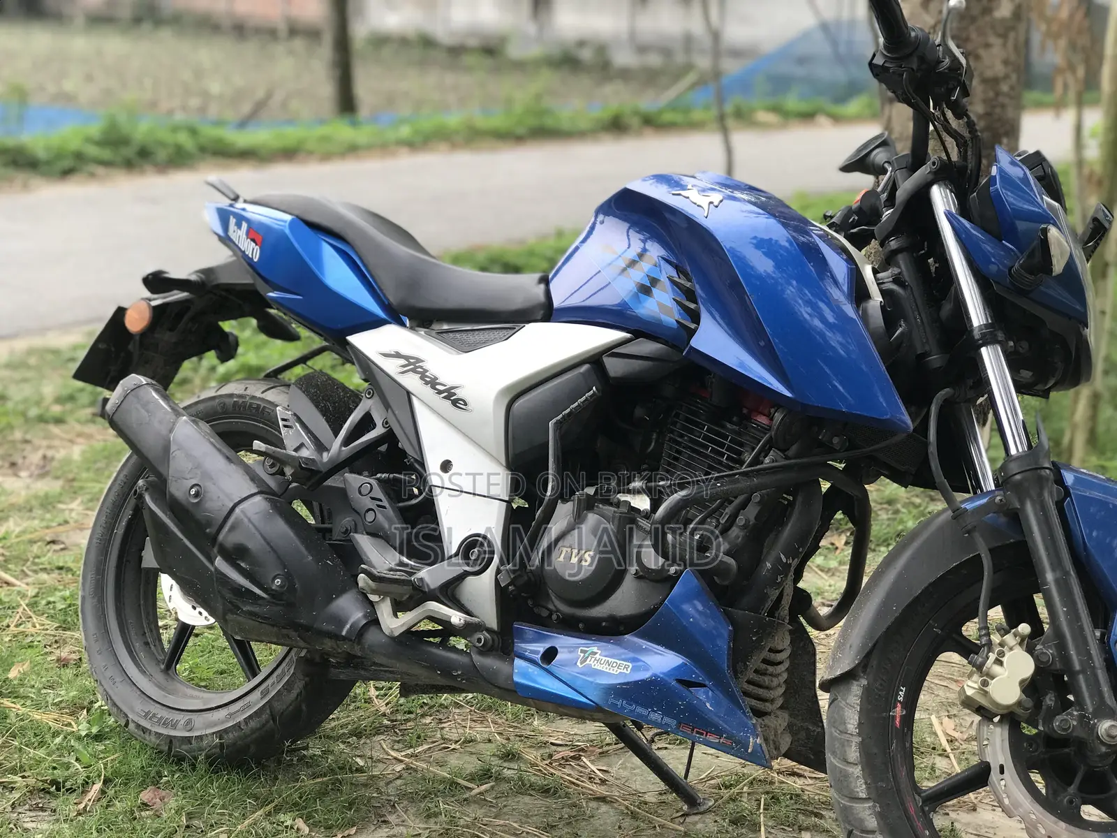 TVS Apache RTR 160 4V 2019 Blue