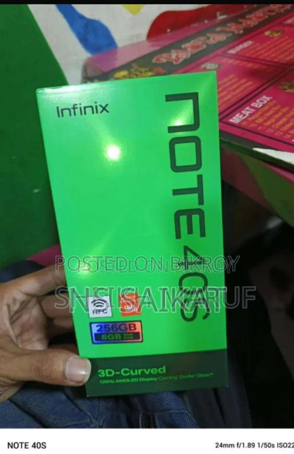 Infinix Note 40S 256 GB Bronze