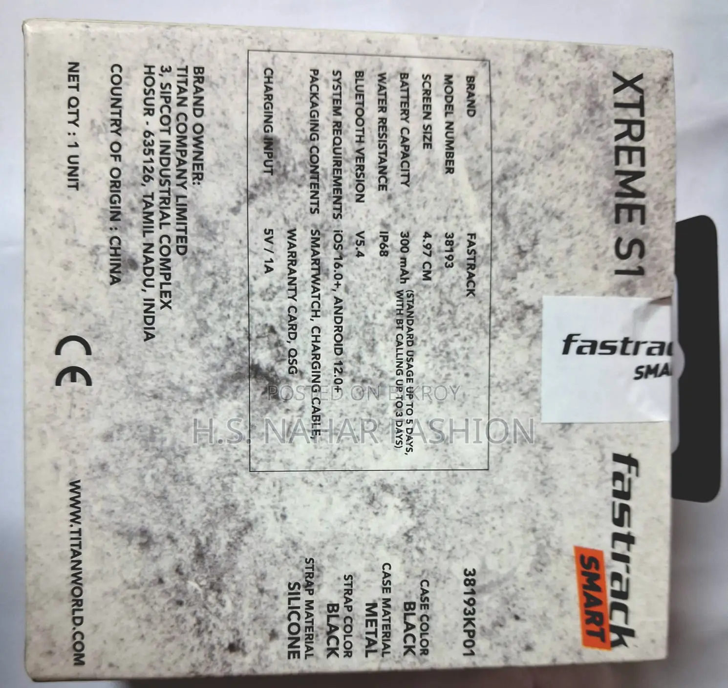 Fastrack Xtreme S1 (Titan Company Limited)