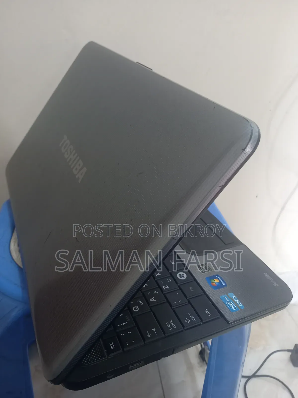 Laptop Toshiba Satellite C850 4GB Intel Core I5 SSD 256GB