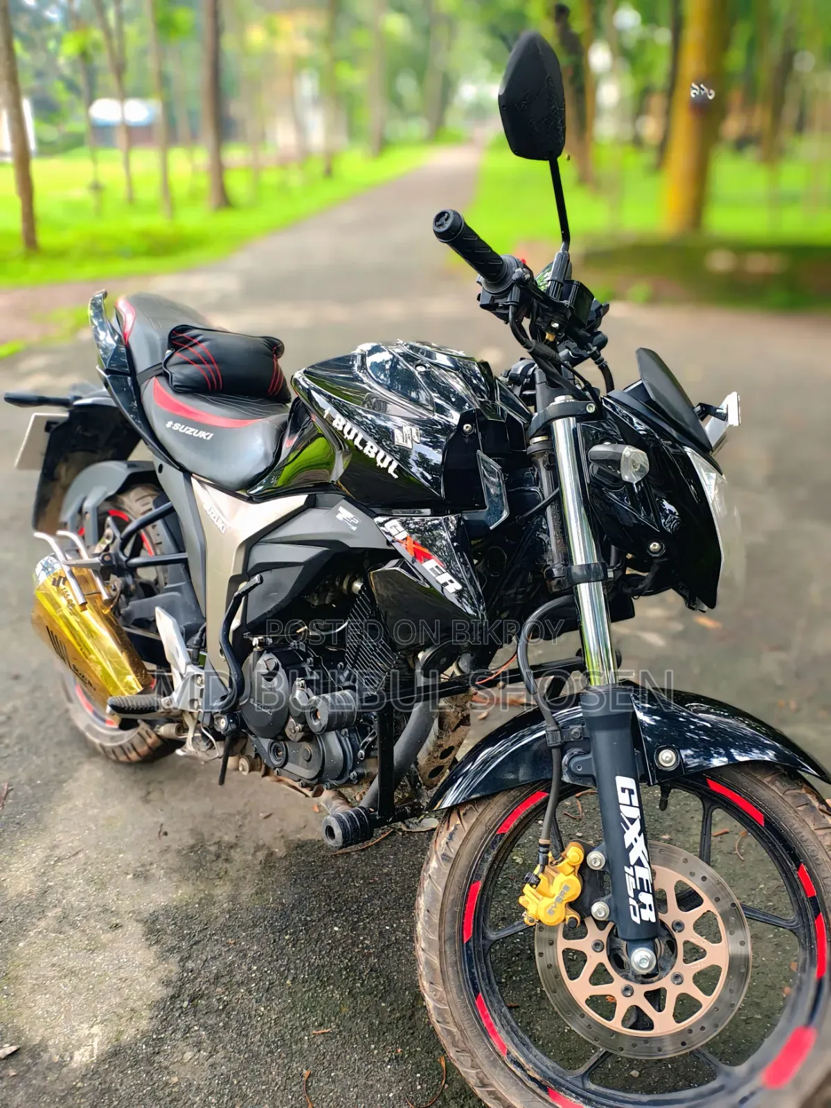 Suzuki Gixxer Monotone 2024 Black