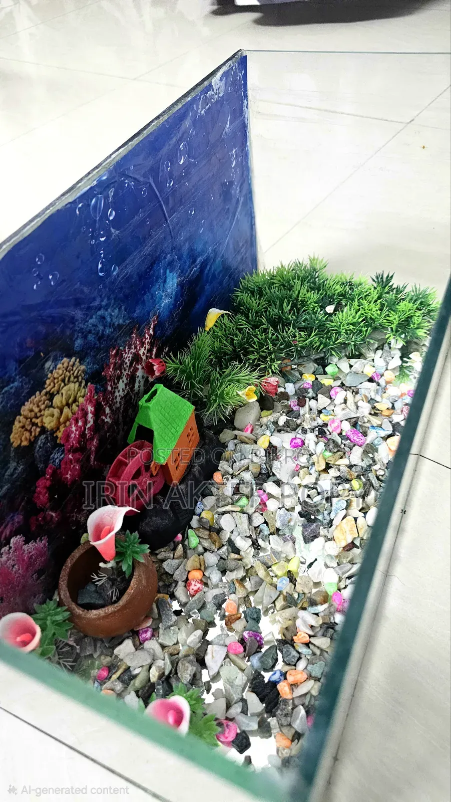 Fish Aquarium (46×21×35) Centimeters