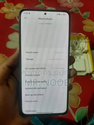 Xiaomi Poco F3 256 GB Black