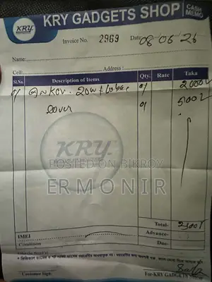Used for only one day. 18 months official warranty remaining + Cash Memo
