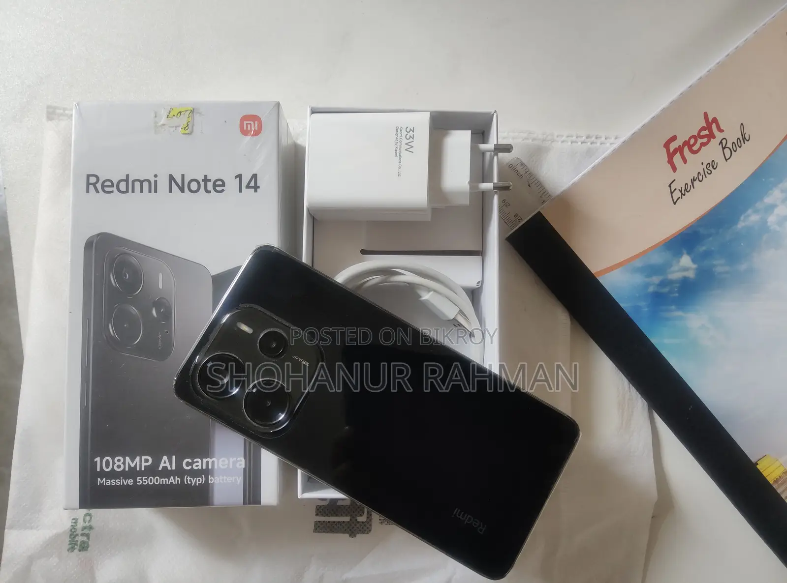 Xiaomi Redmi Note 14 4G 128 GB Black