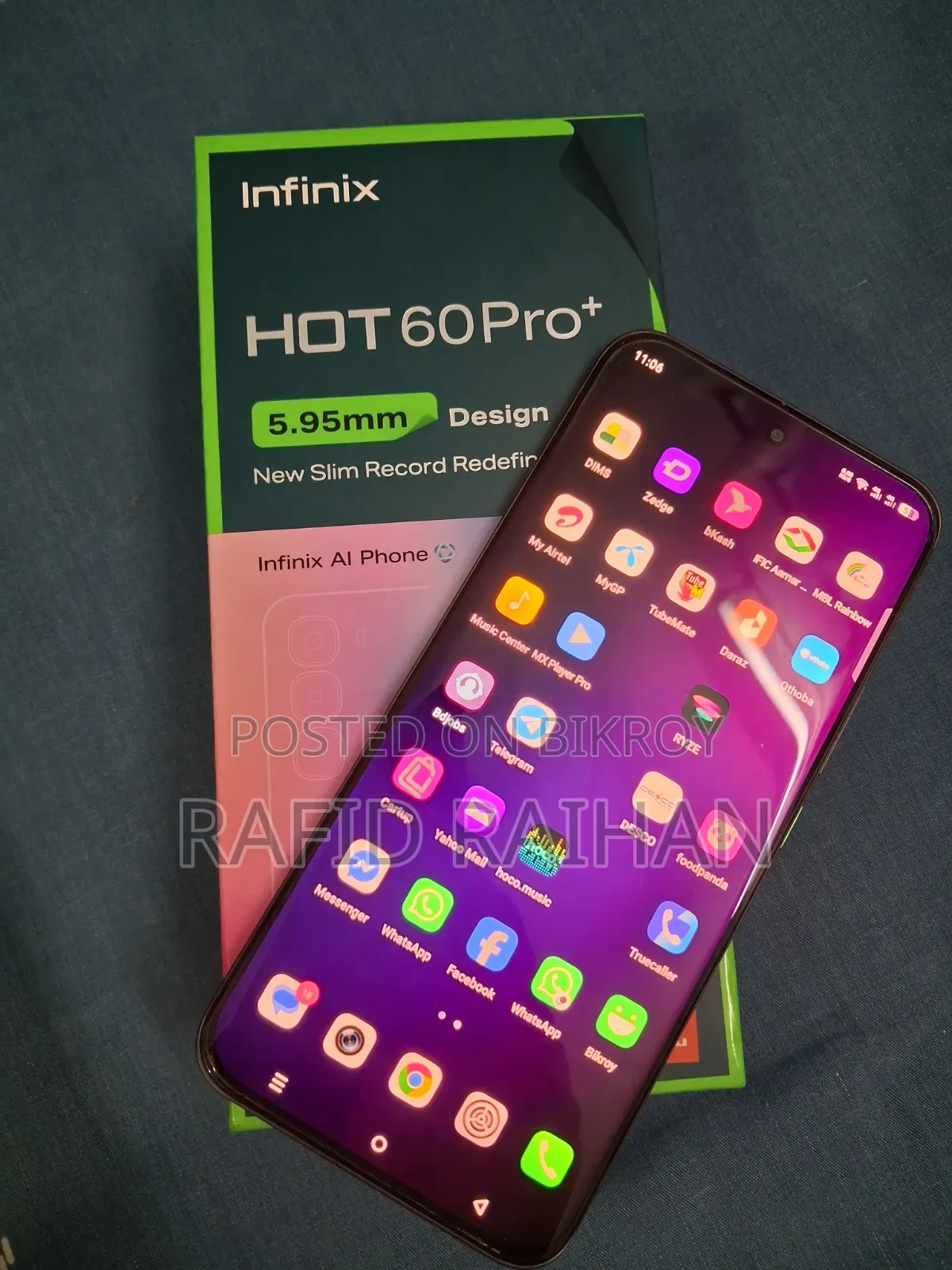 New Infinix Hot 60 Pro+ 128 GB Gray