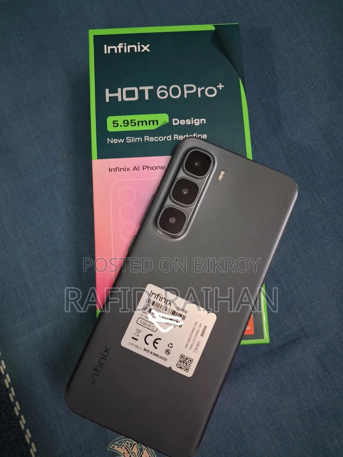 New Infinix Hot 60 Pro+ 128 GB Gray