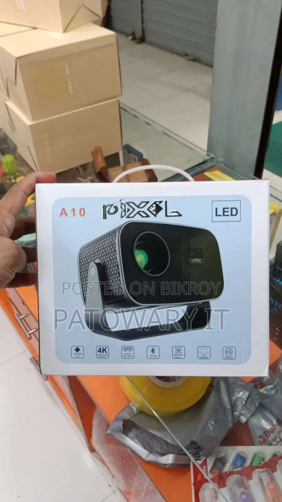 A10 Android Smart Projector (Wifi 6 + Bluetooth 5.1)