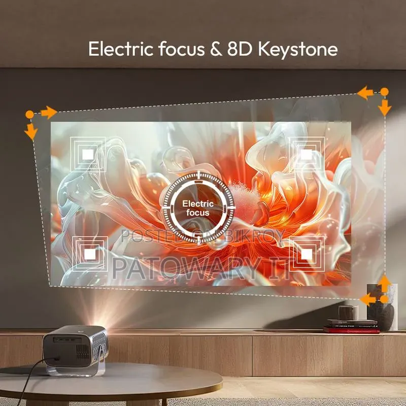A10 Android Smart Projector (Wifi 6 + Bluetooth 5.1)